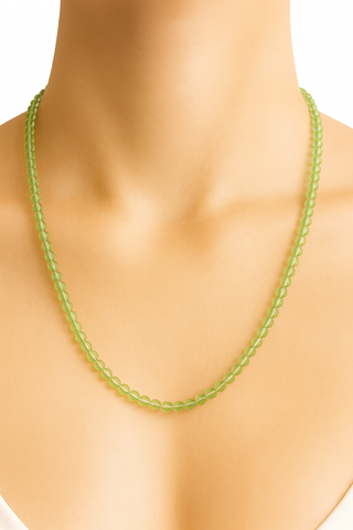 Peridot Beaded Necklace