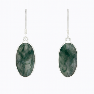 Moss Agate Tranquility Earrings