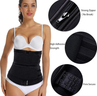 Latex Waist Trainer Belt with Adjustable Straps