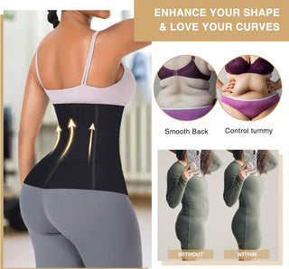 Latex Waist Trainer Belt with Adjustable Straps