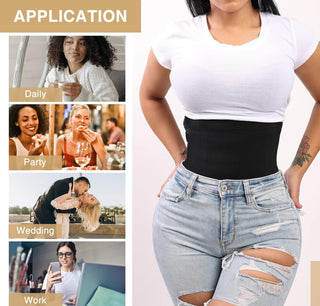 Latex Waist Trainer Belt with Adjustable Straps