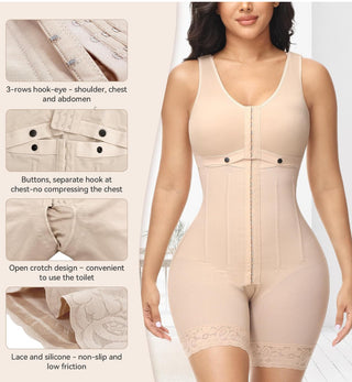 High Compression Stage 2 Faja Bodysuit with steel Rod