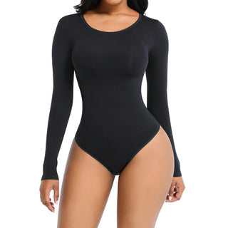 Classic Fit Long Sleeve Scoopnect Bodysuit