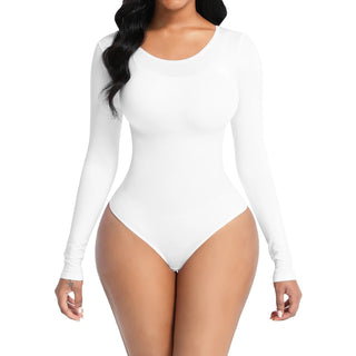 Classic Fit Long Sleeve Scoopnect Bodysuit