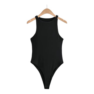 Classic Sleeveless High Neck Bodysuit