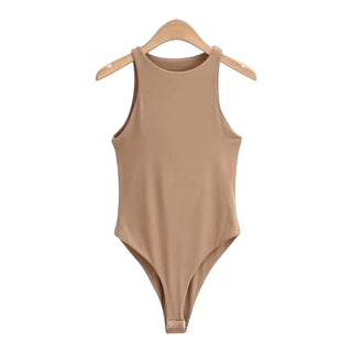Classic Sleeveless High Neck Bodysuit