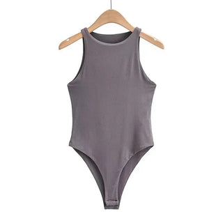 Sleeveless High Neck Bodysuit