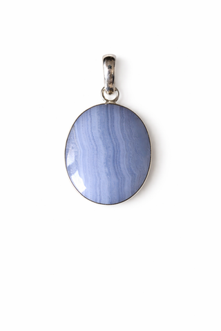 Blue Lace Agate Pendant Collection