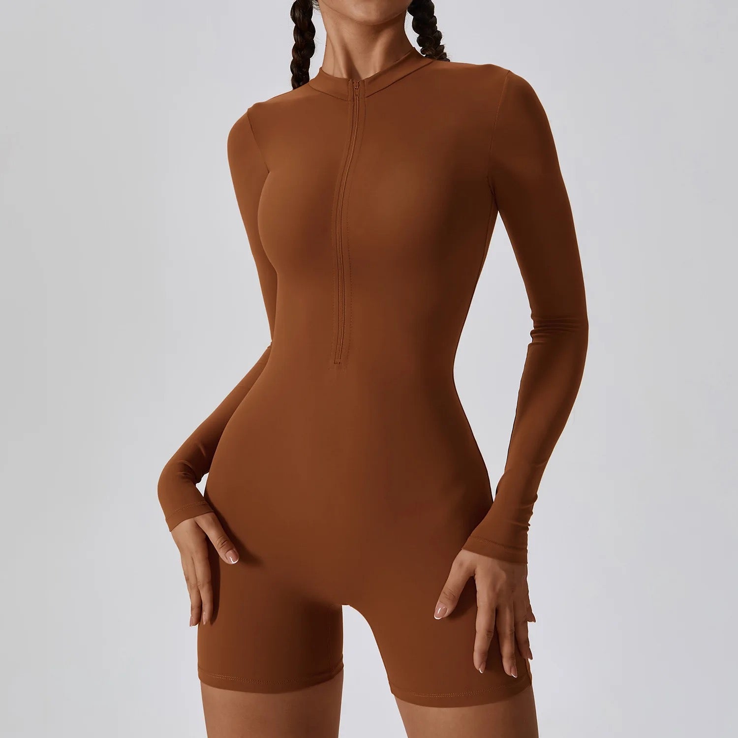 Long Sleeves Shorts Bodysuit – SHEEK BODY, LLC