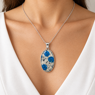 K2 Jasper Oval Pendant