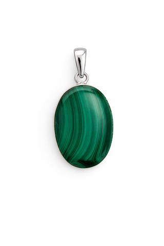 Malachite Oval Pendant