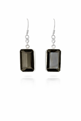 Smoky Quartz Drop Earrings