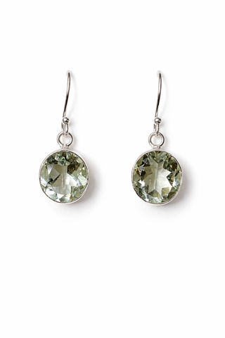 Prasiolite Drop Earrings