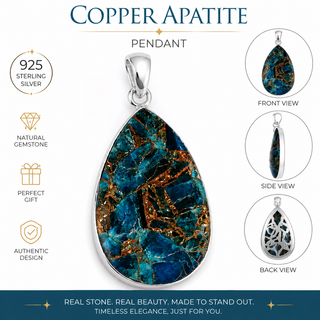Apatite Oval Pendant