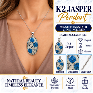 K2 Jasper Oval Pendant