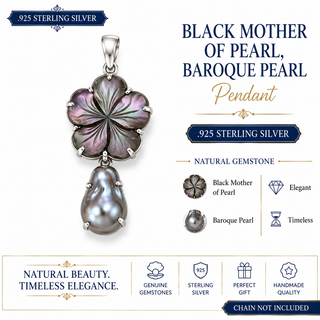 Black Mother of Pearl Pendant