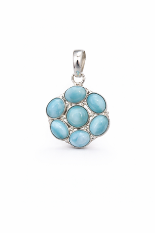 Larimar Cluster Pendant