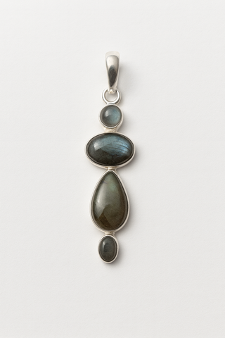 Labradorite Four-Stone Pendant