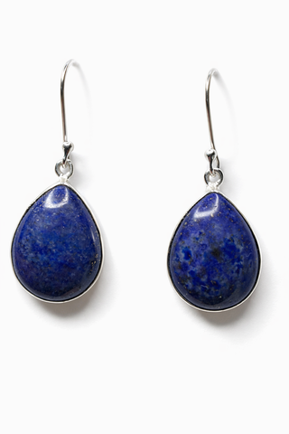Lapis Lazuli Teardrop Earrings