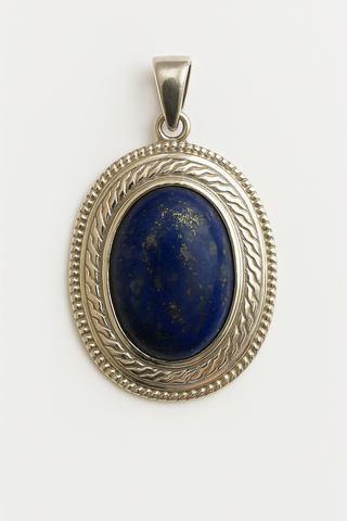 Lapis Lazuli Sterling Silver Pendant