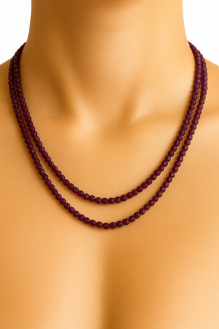 Amethyst Beaded Necklace