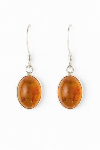 Amber Drop Earrings