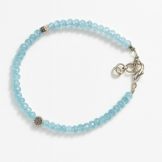 Single-Strung Gemstone Bracelets – Adjustable with 925 Sterling Silver