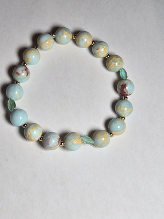 Tranquil Earth Bracelet – Green Agalmatolite