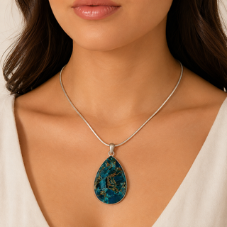 Apatite Oval Pendant