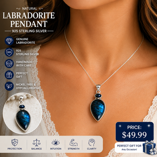 Blue Labradorite Pendant