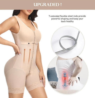 High Compression Stage 2 Faja Bodysuit with steel Rod