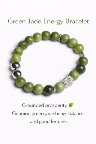 Green Jade Energy Bracelet