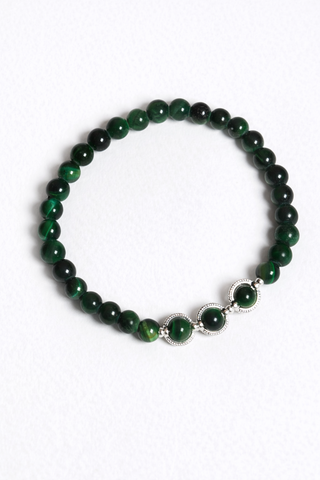 Green Tigers Eye Braclet