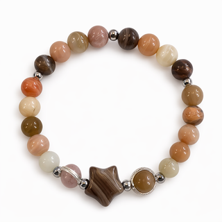Multi-Color Moonstone Bracelet