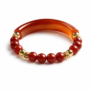 Red Agate Power & Prosperity Bracelet