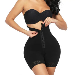 Wide Band high waist compression faja shapewear shorts