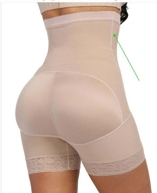 Wide Band high waist compression faja shapewear shorts