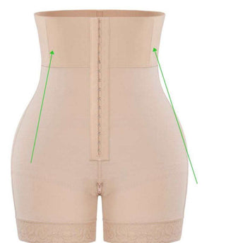 Wide Band high waist compression faja shapewear shorts