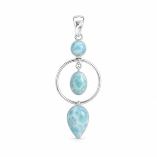 Larimar Cascading Pendant