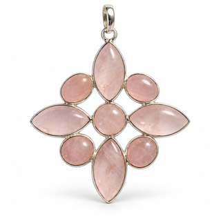 Rose Quartz Multi-stone Pendant