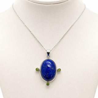 Lapis Lazuli Pendant & Proselyte|925 Sterling Silver
