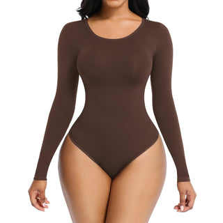 Classic Fit Long Sleeve Scoopnect Bodysuit