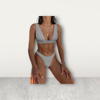 Seamless Wireless Two-Piece swimwear