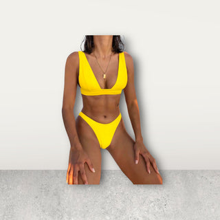 Seamless Wireless Two-Piece swimwear